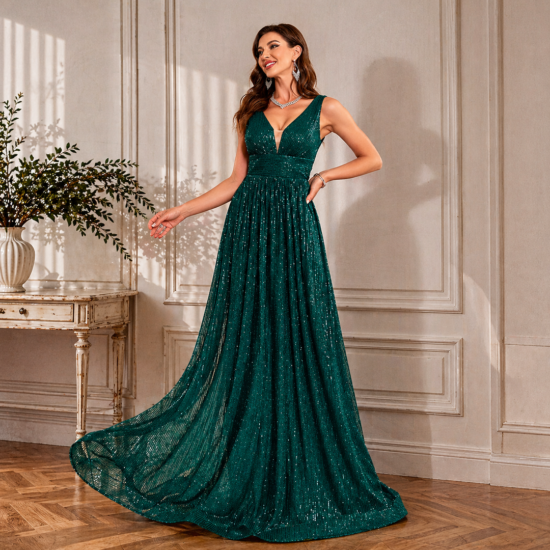 Valeria Moretti Evening Maxi Dress