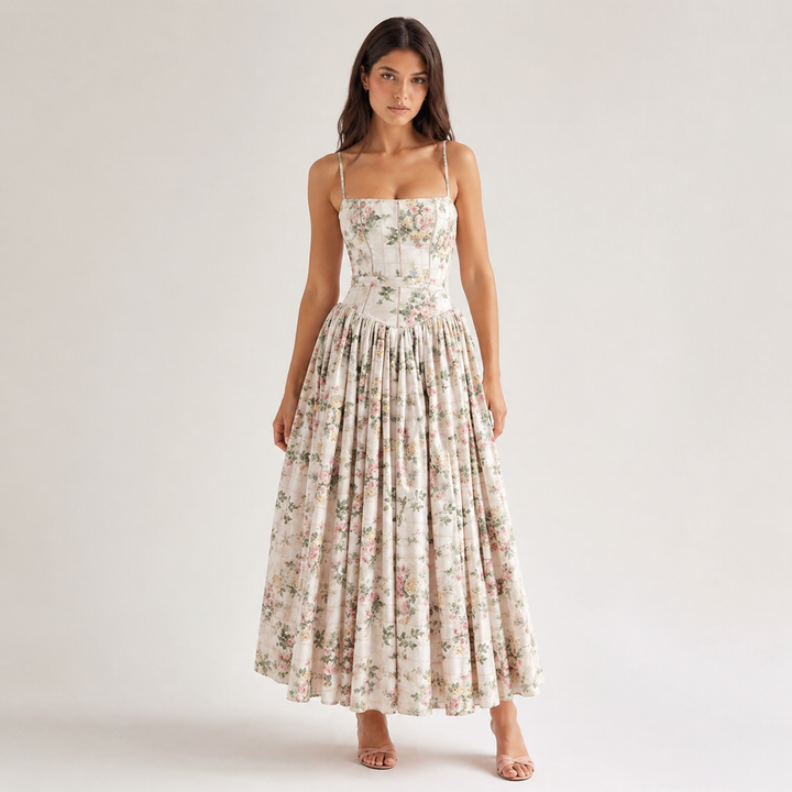 Elara Fontaine Floral Maxi Dress