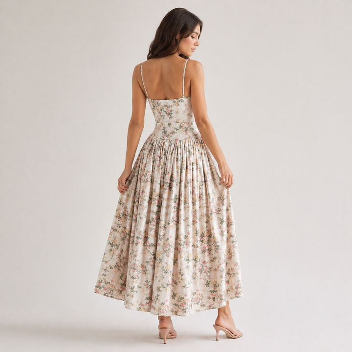 Elara Fontaine Floral Maxi Dress