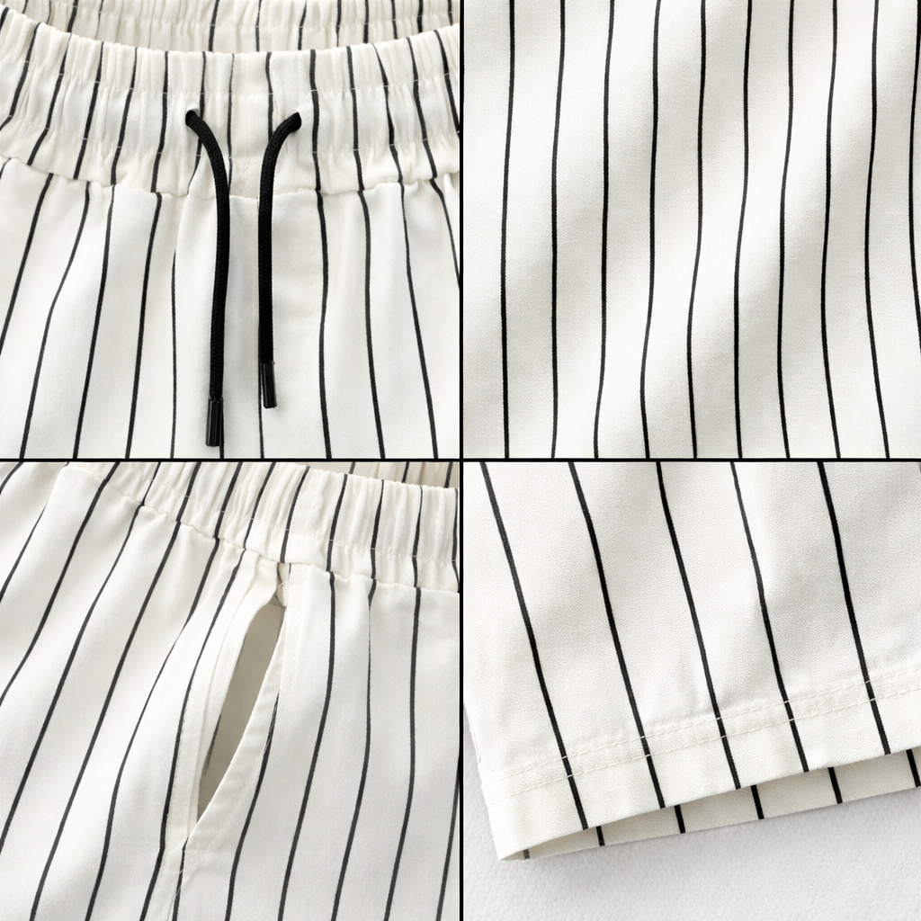 Declan Foster Striped Shorts