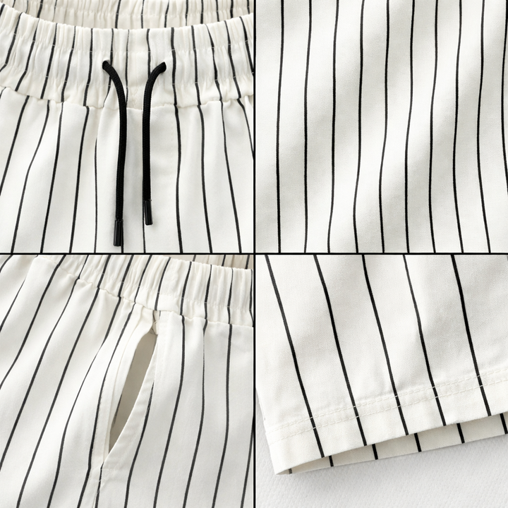 Declan Foster Striped Shorts
