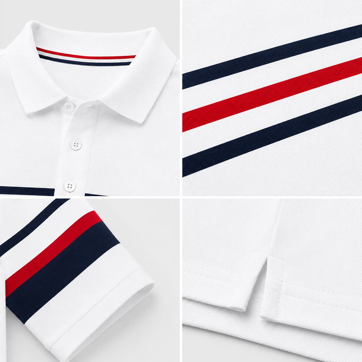 Luca Valerio Stripe Polo Shirt