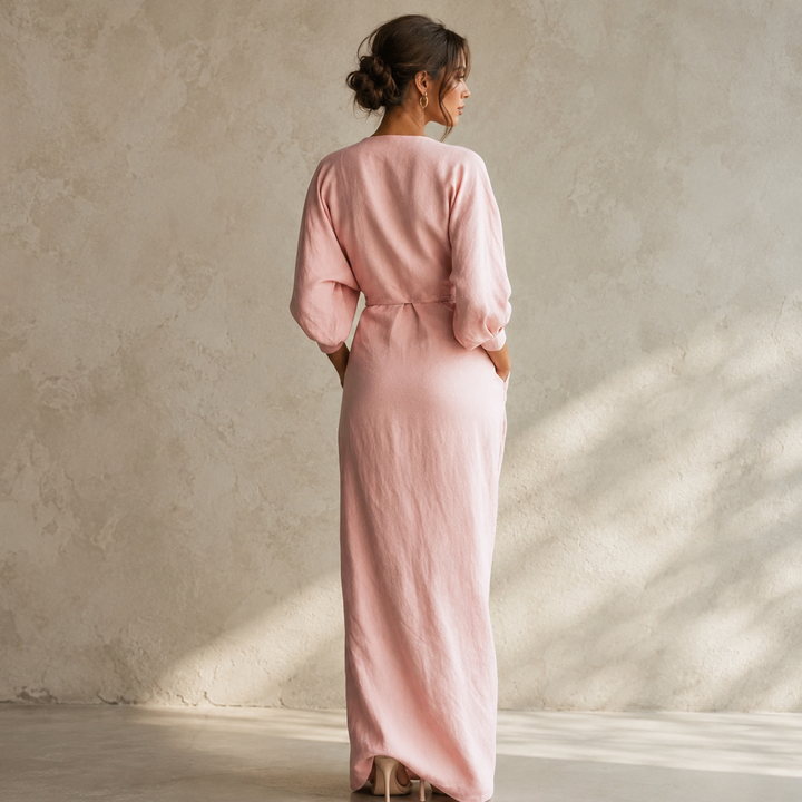 Valentina Fiorini Wrap Maxi Dress