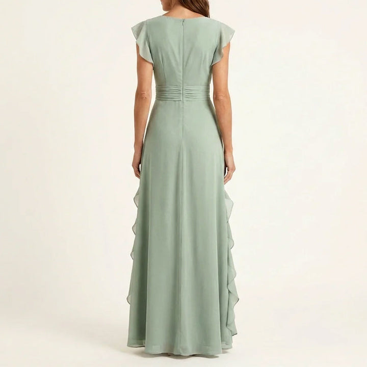 Louisa Duncastle Burgundy Wedding Guest Dress