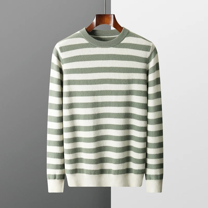 Desmond Ashgrove Rugby Stripe Sweater