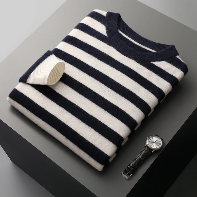 Desmond Ashgrove Rugby Stripe Sweater