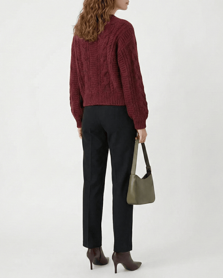 Clara Wren Cropped Knit Sweater