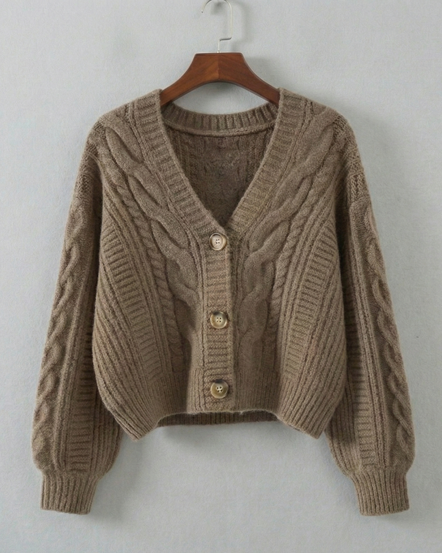 Clara Wren Cropped Knit Cardigan