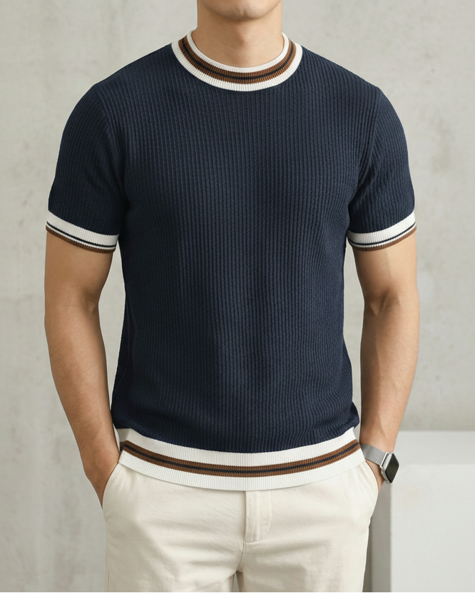 Rowan Hayes Striped Knit Tee