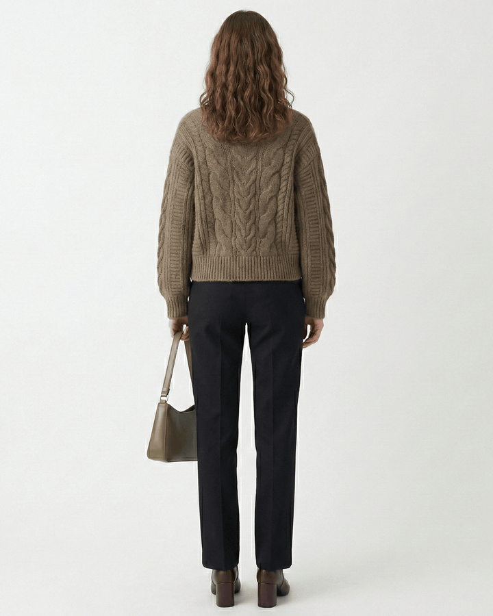 Clara Wren Cropped Knit Sweater