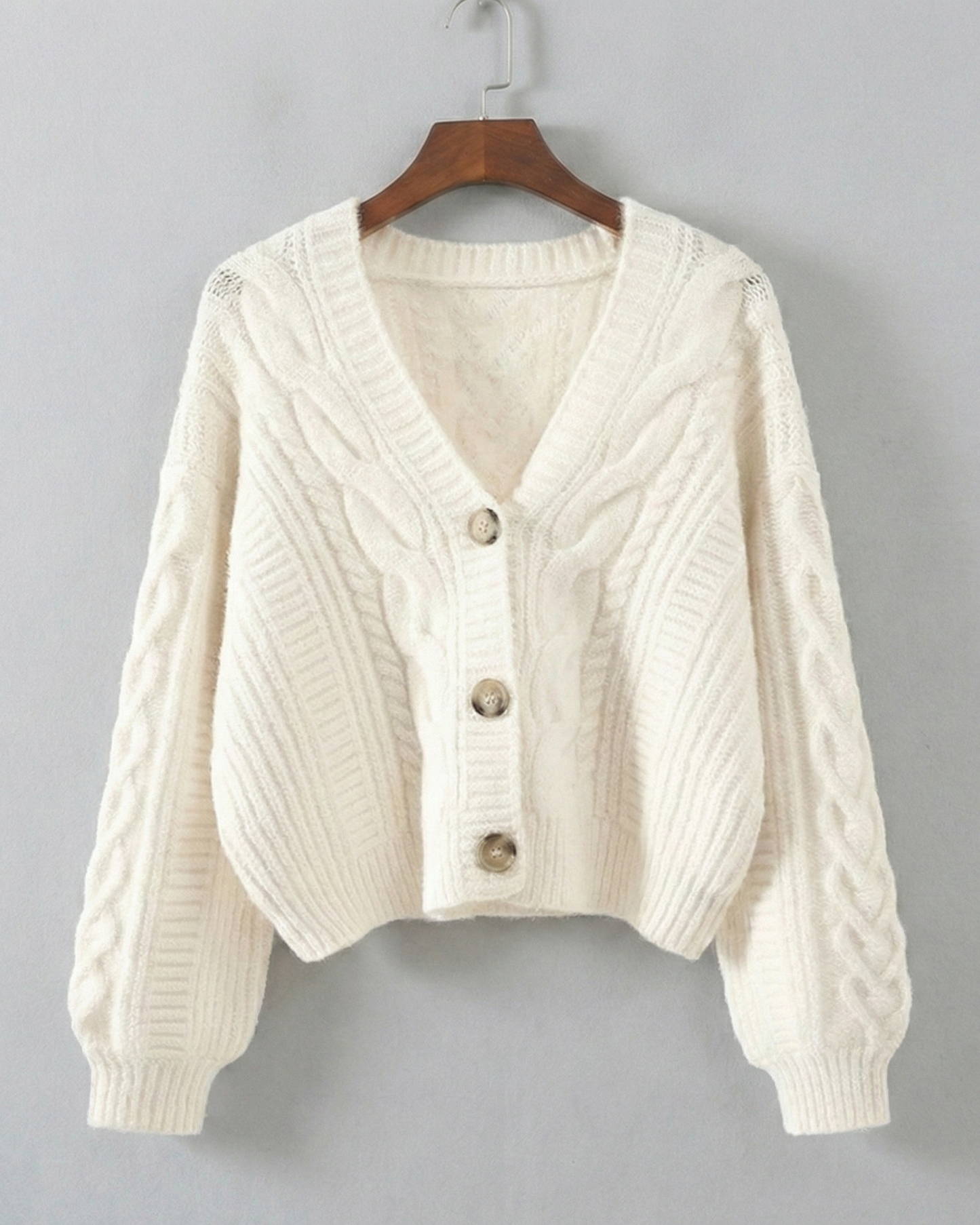 Clara Wren Cropped Knit Cardigan