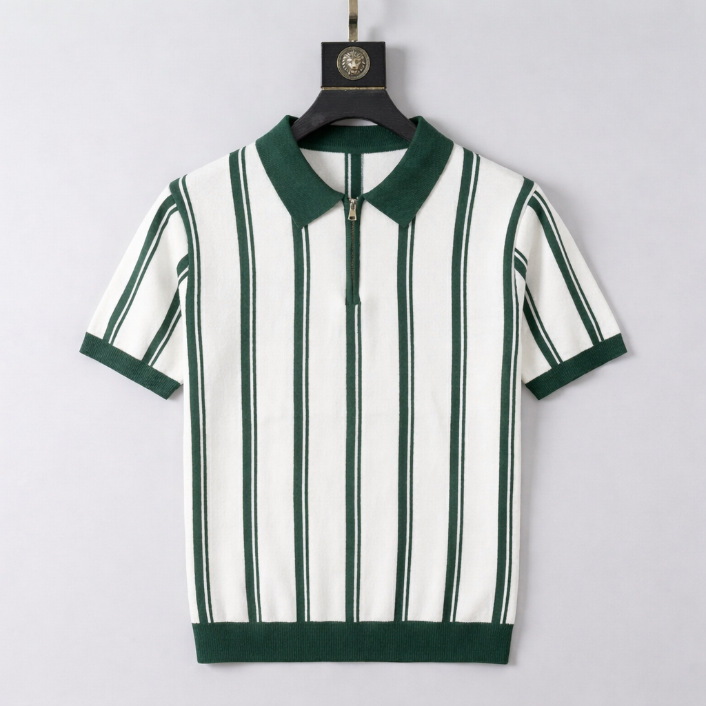 Adrian Rowe Zip Polo