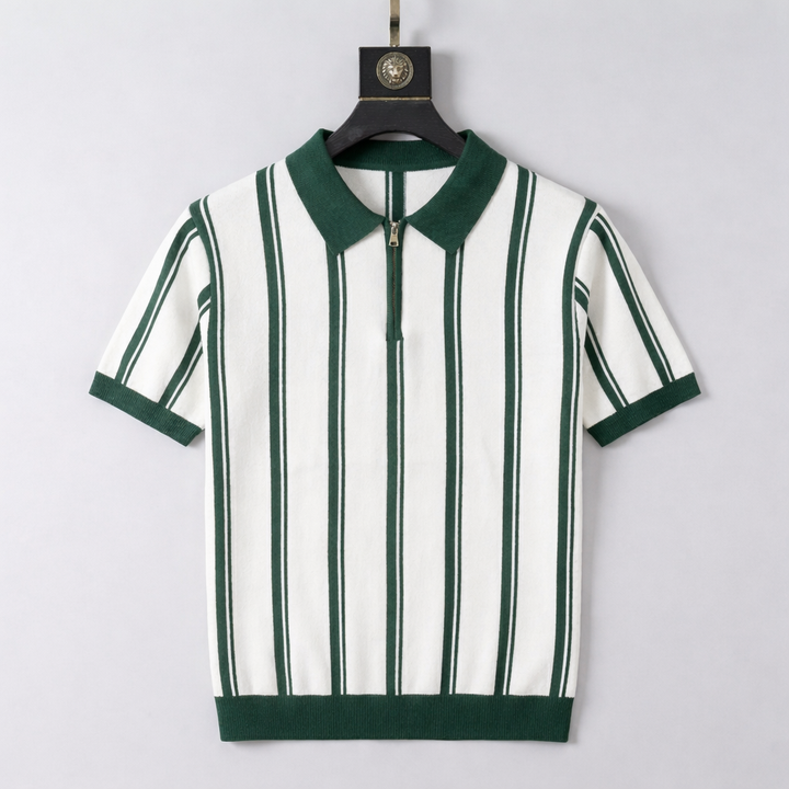 Adrian Rowe Zip Polo