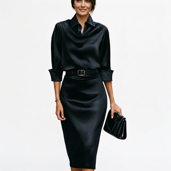 Wilhelmina Fairholme Burgundy Wedding Guest Dress