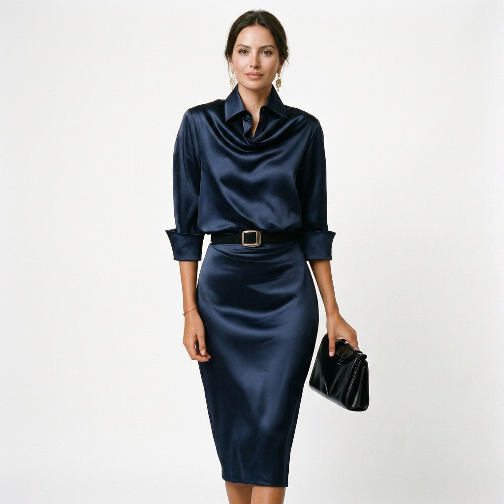 Wilhelmina Fairholme Burgundy Wedding Guest Dress