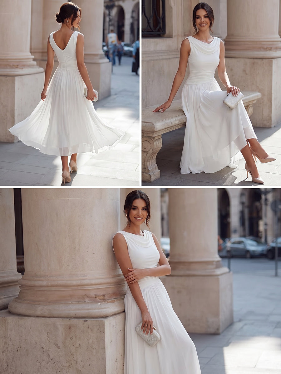 Genevieve Ulverston Burgundy Wedding Guest Dress