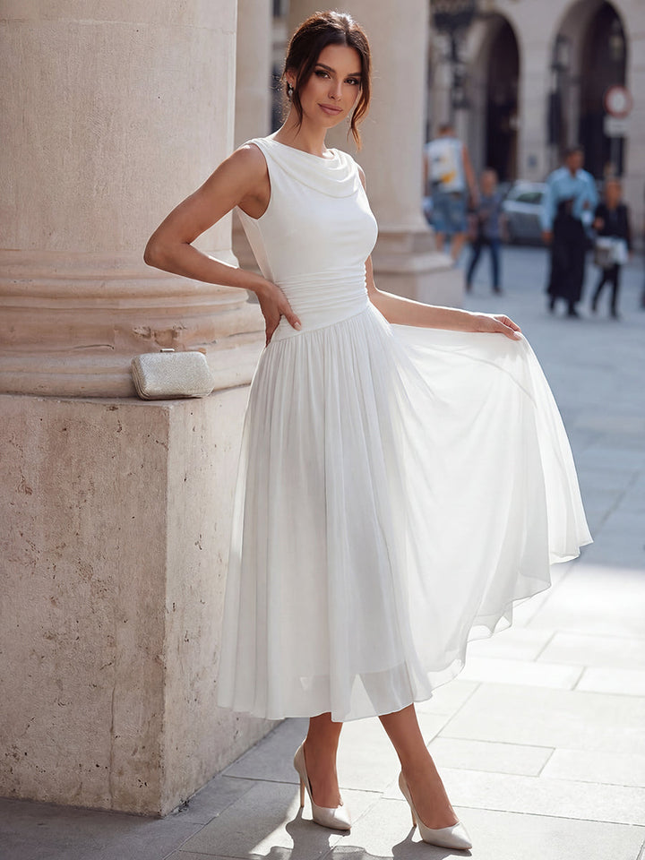 Genevieve Ulverston Burgundy Wedding Guest Dress