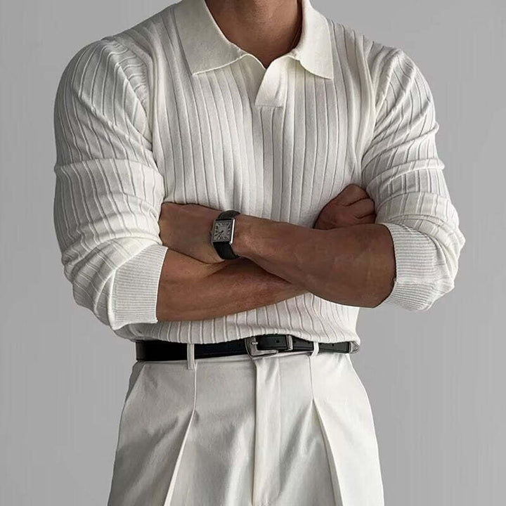 Lorenzo Polo Ribbed Shirt