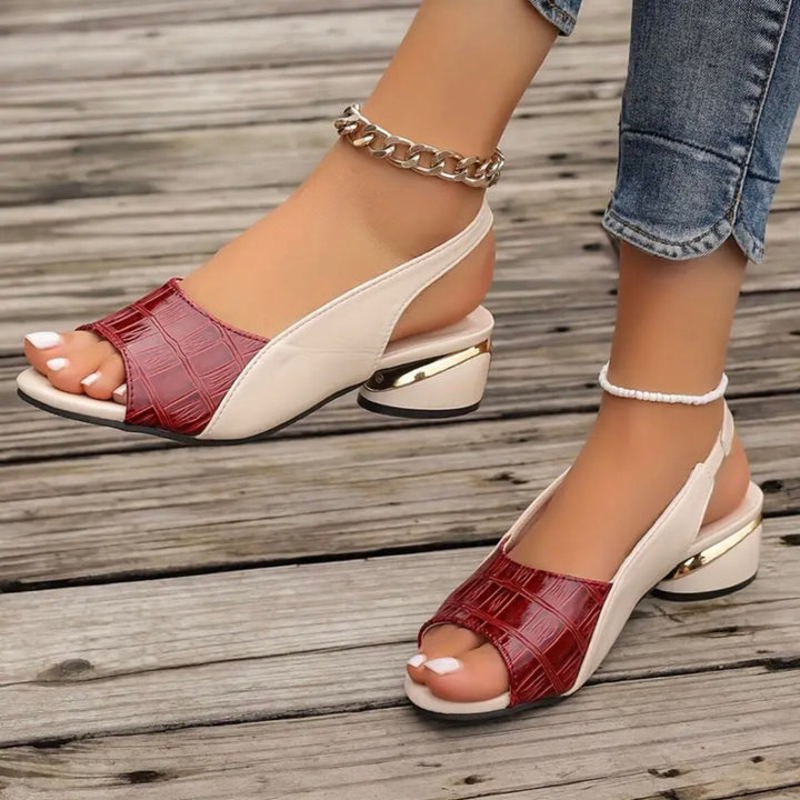 Amelia Ellis Low Heel Sandals