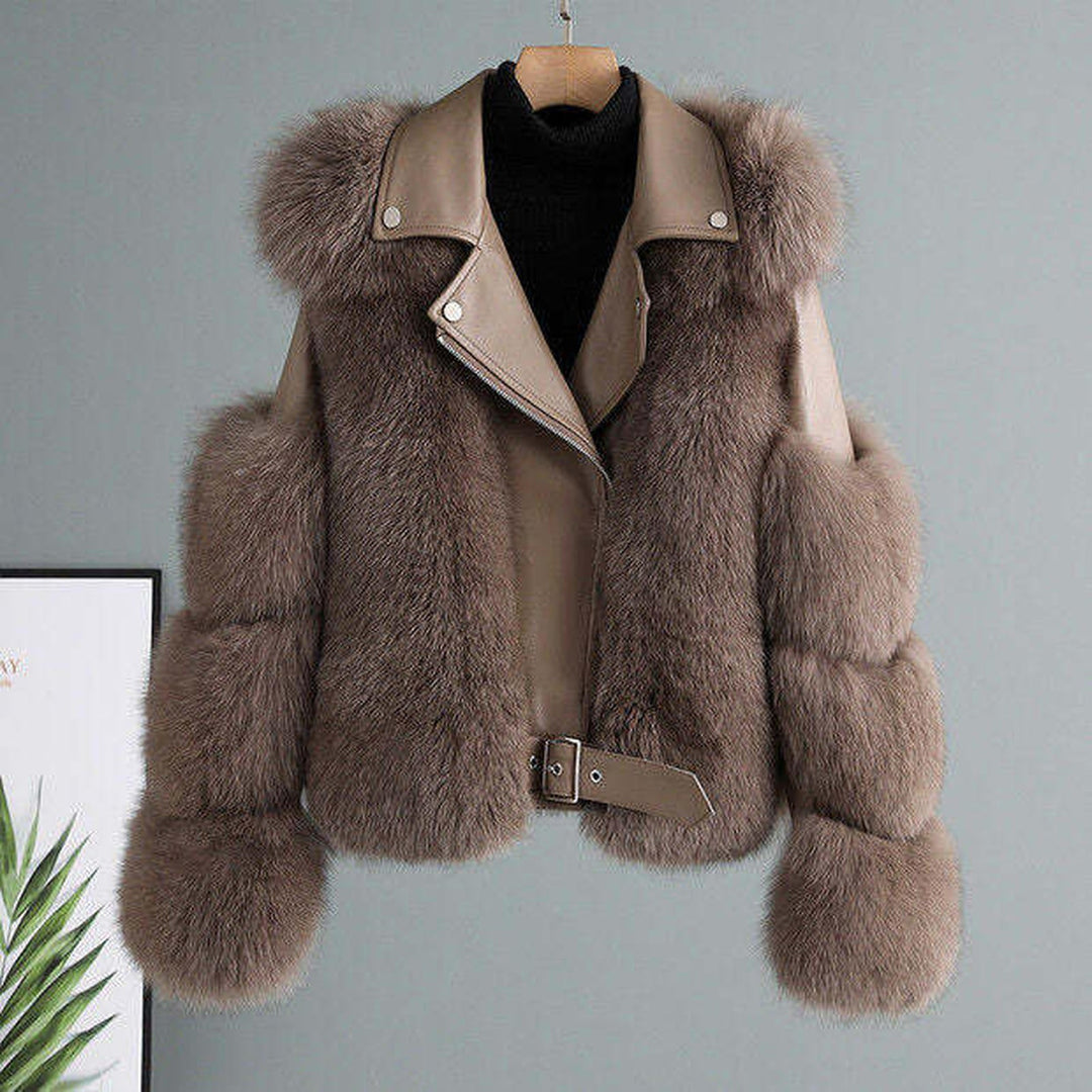 Amara Leather Fur Lined Jacket