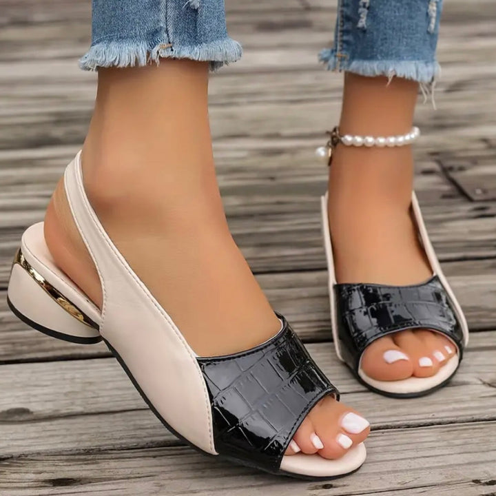 Amelia Ellis Low Heel Sandals