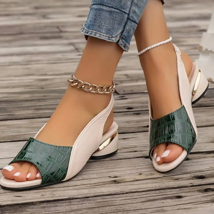 Amelia Ellis Low Heel Sandals