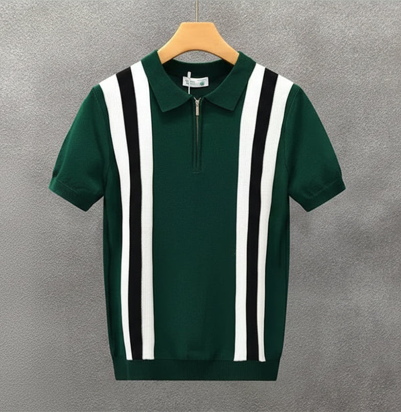 James Harrington Zipper Polo