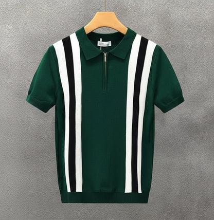 James Harrington Zipper Polo