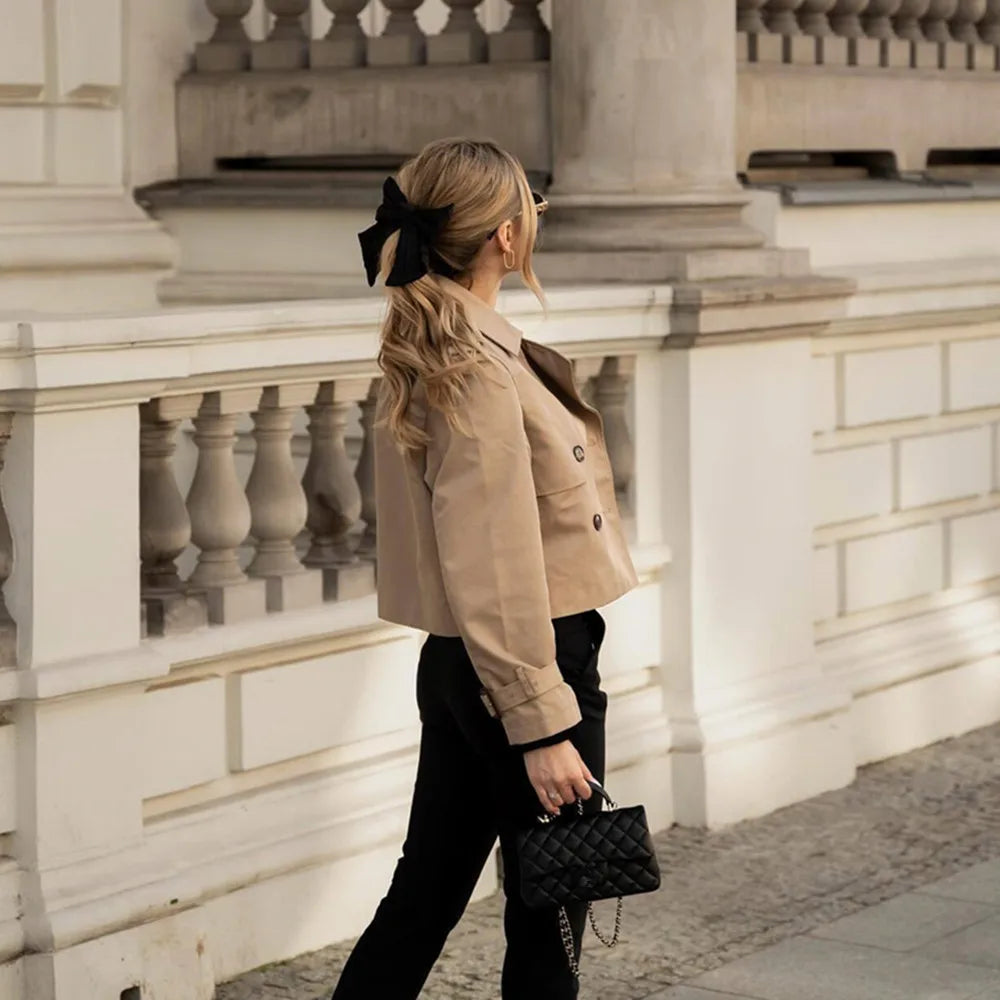 Julienne Corvine Trench Coat