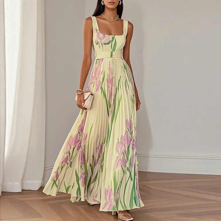 Celeste Beaumont Floral Wedding Guest Maxi Dress
