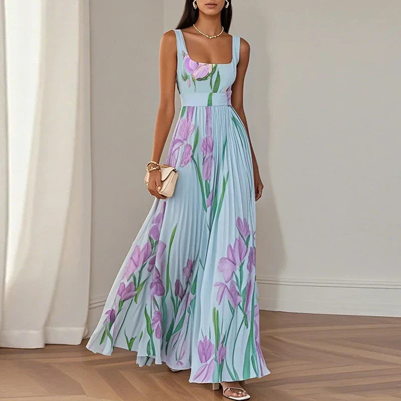 Celeste Beaumont Floral Wedding Guest Maxi Dress