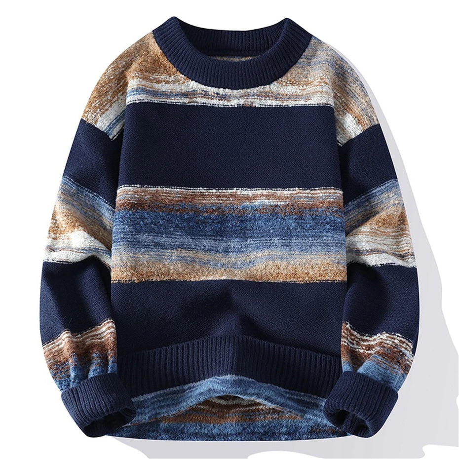 Noah Grant Striped Sweater