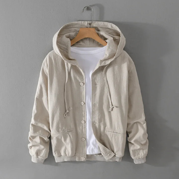 Marcus Ellington Linen Hoodie