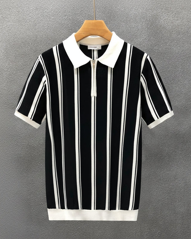 Nolan Pierce Zipper Polo
