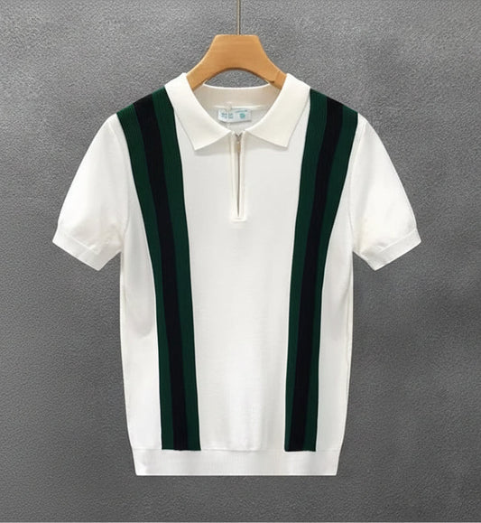 James Harrington Zipper Polo