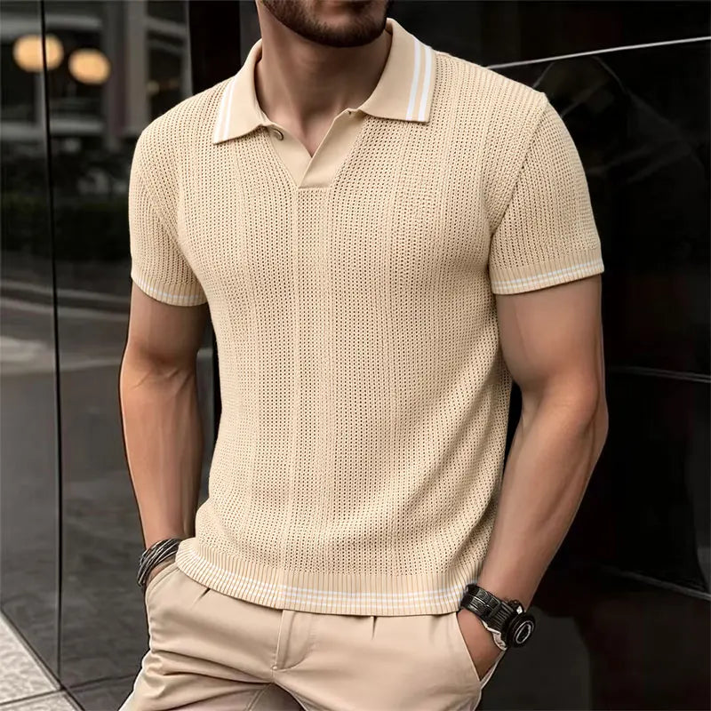 Luca Ferretti Knit Polo Shirt