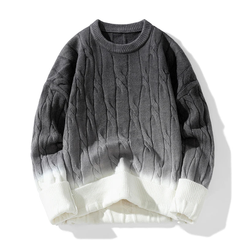 Leander Cross Knit Sweater