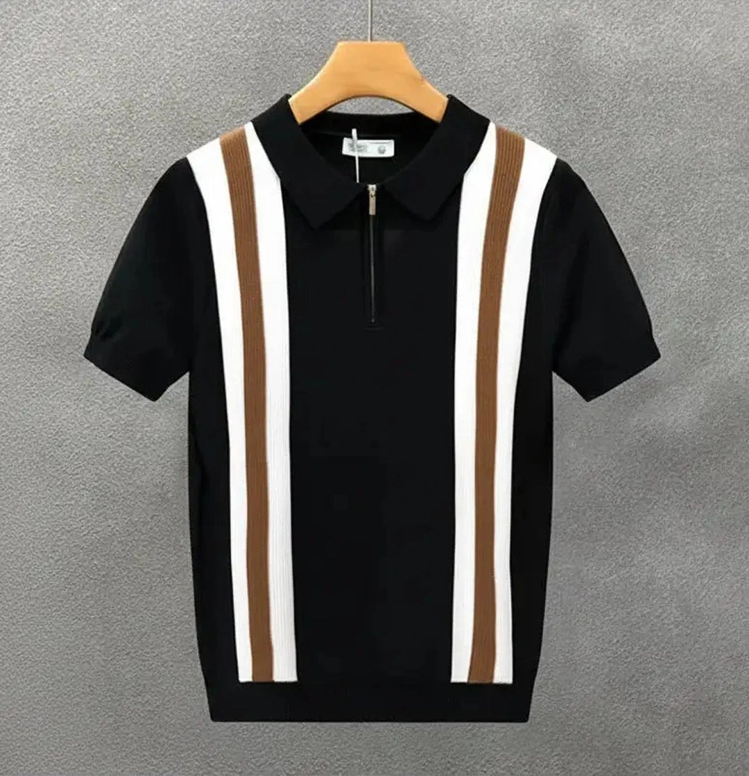 James Harrington Zipper Polo