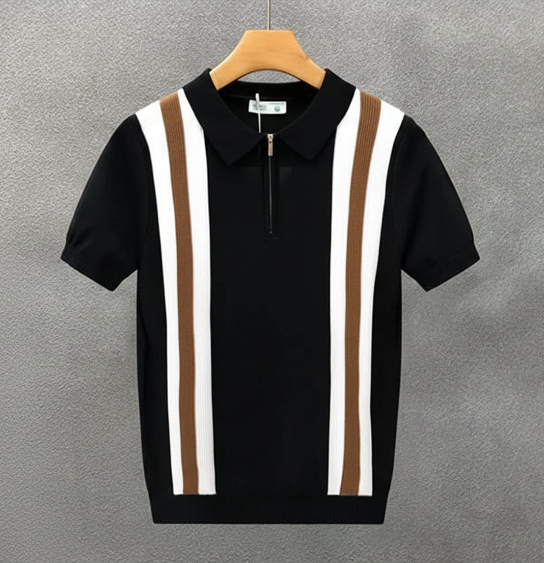 James Harrington Zipper Polo