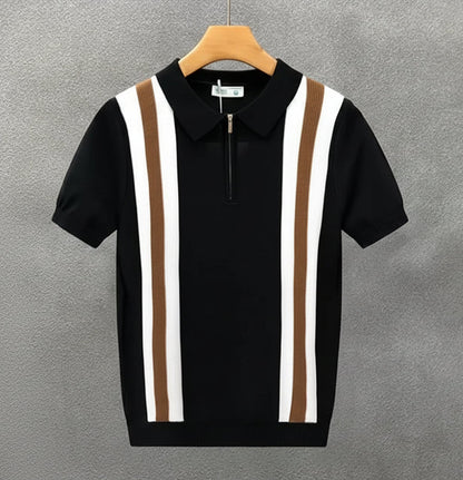 James Harrington Zipper Polo