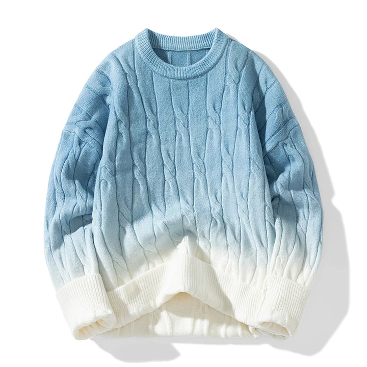 Leander Cross Knit Sweater