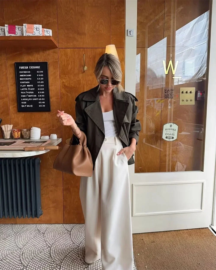 Julienne Corvine Trench Coat