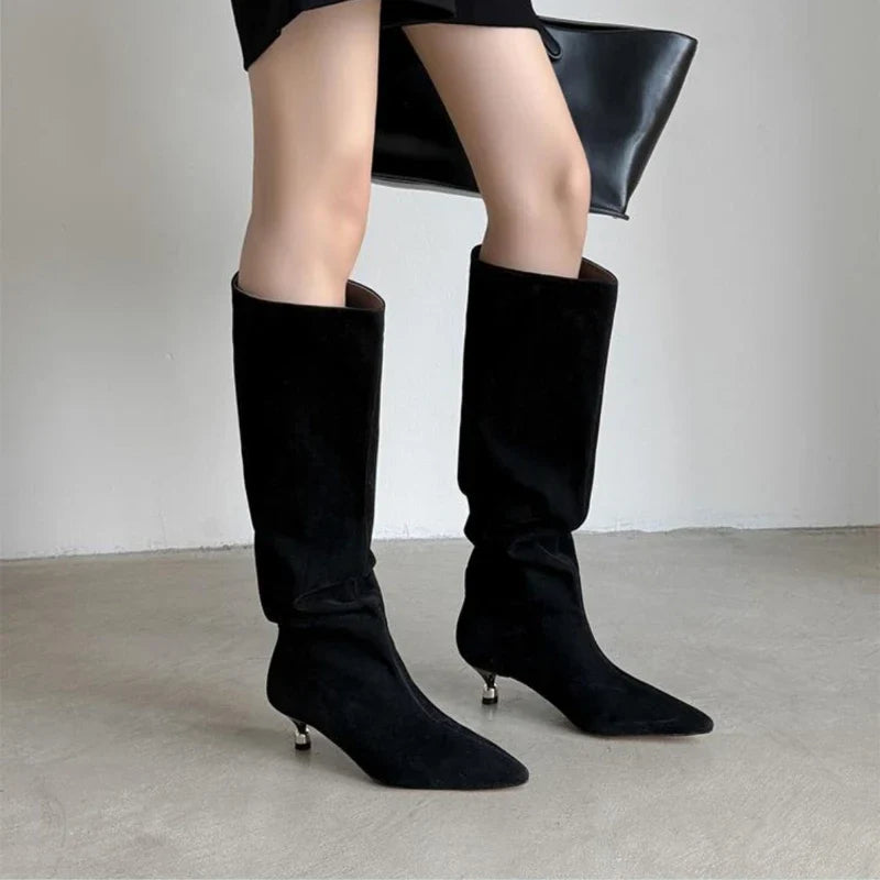 Priscilla Thornfield Knee High Boots