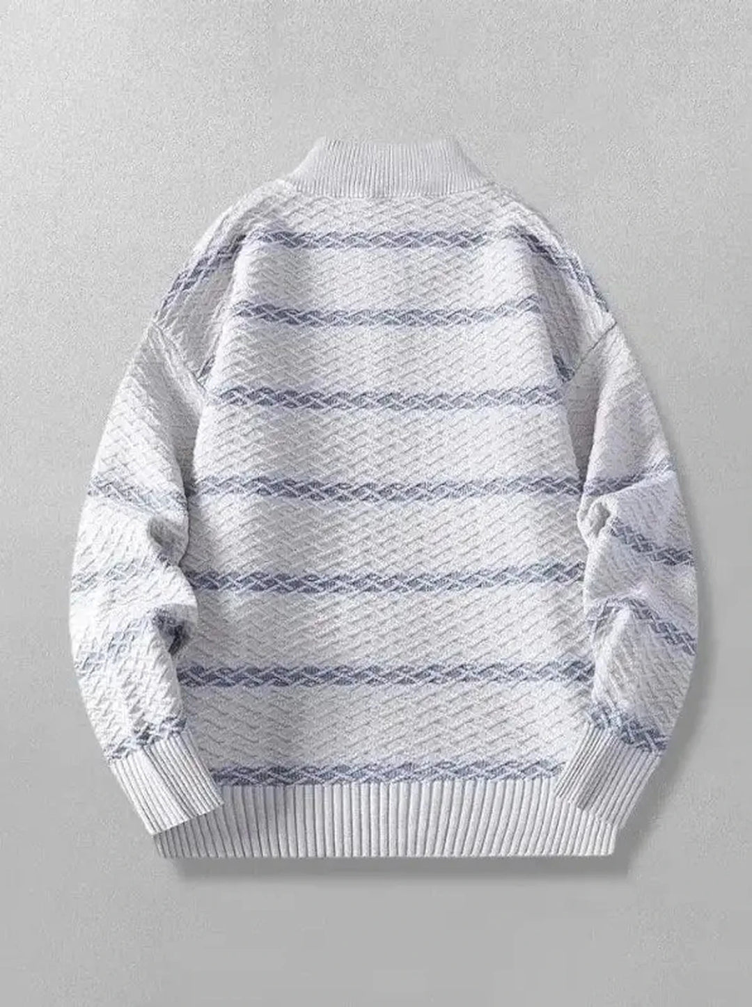 Julian Cross Knit Zip Sweater