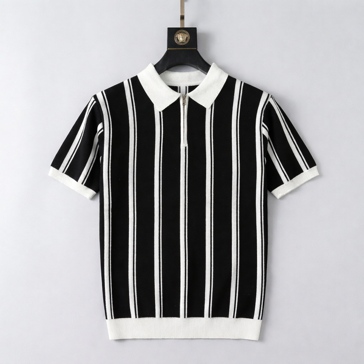 Adrian Rowe Zip Polo