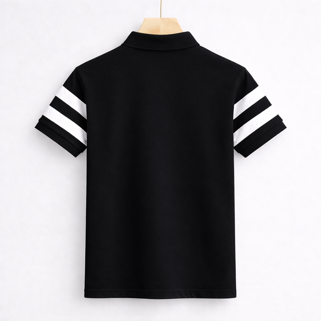 Miles Harrington Striped Polo