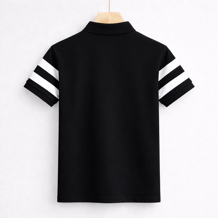 Miles Harrington Striped Polo