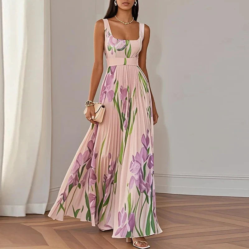 Celeste Beaumont Floral Wedding Guest Maxi Dress