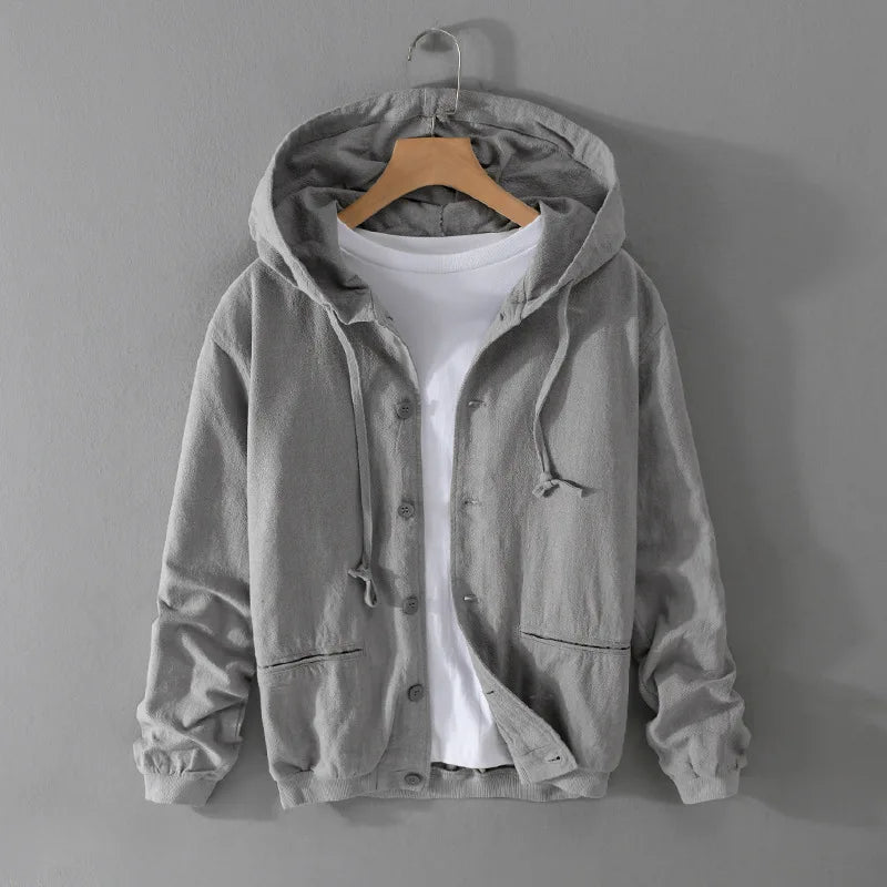 Marcus Ellington Linen Hoodie