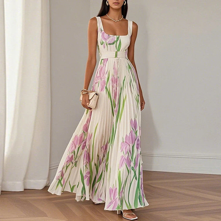 Celeste Beaumont Floral Wedding Guest Maxi Dress